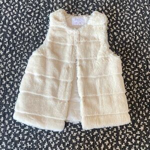 Girls Faux Fur Vest from Zara